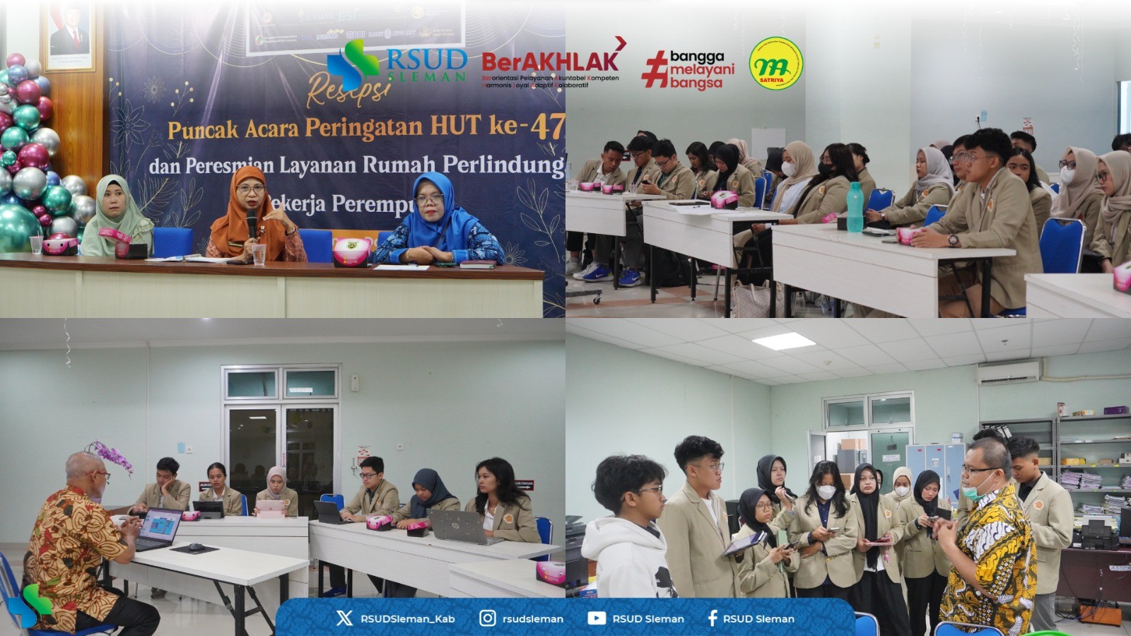 Mendalami Praktik Medis: Mahasiswa FKKMK UGM Kunjungi RSUD Sleman